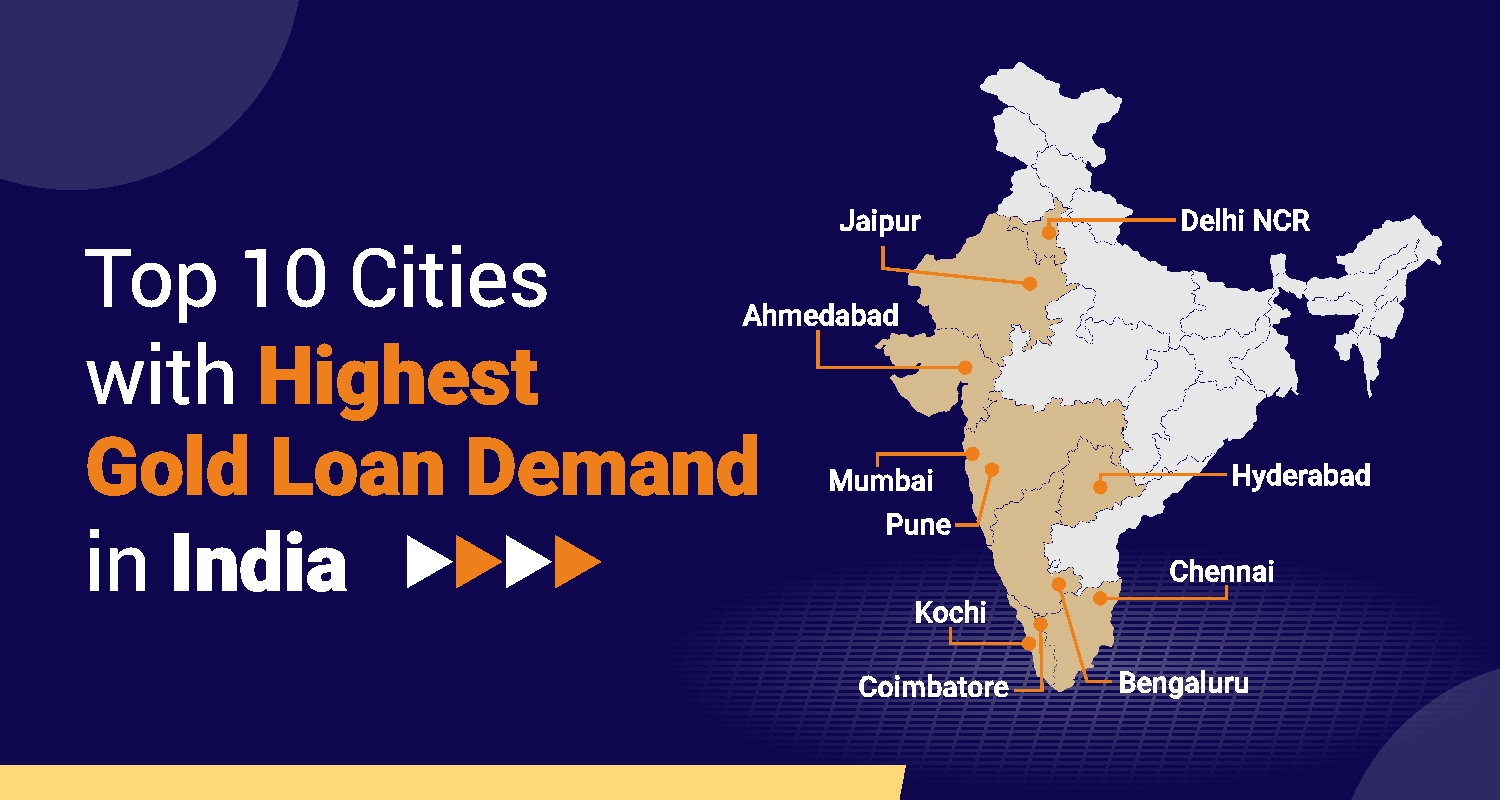 Top 10 Cities with Highest Gold Loan Demand in India