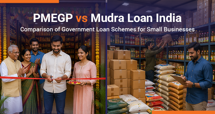 PMEGP vs Mudra loan India: Comparison of Government Loan Schemes for Small Businesses