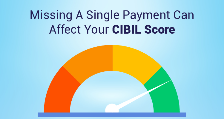 Missing A Single Payment Can Affect Your CIBIL Score Missing A Single Payment Can Affect Your CIBIL Score
