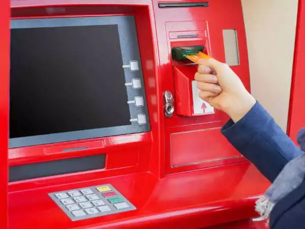 Verifying income tax returns using an ATM Verifying income tax returns using an ATM